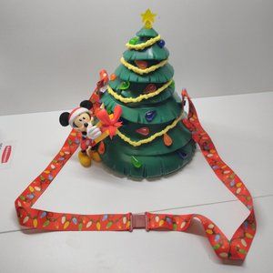 Disney Parks Mickey Holiday LightUp Popcorn Bucket